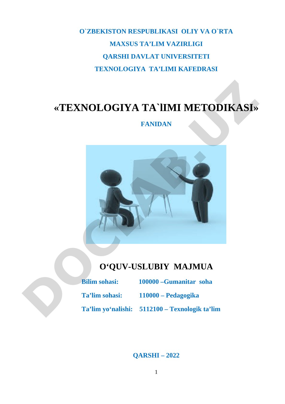 Texnologiya ta'limi metodikasi