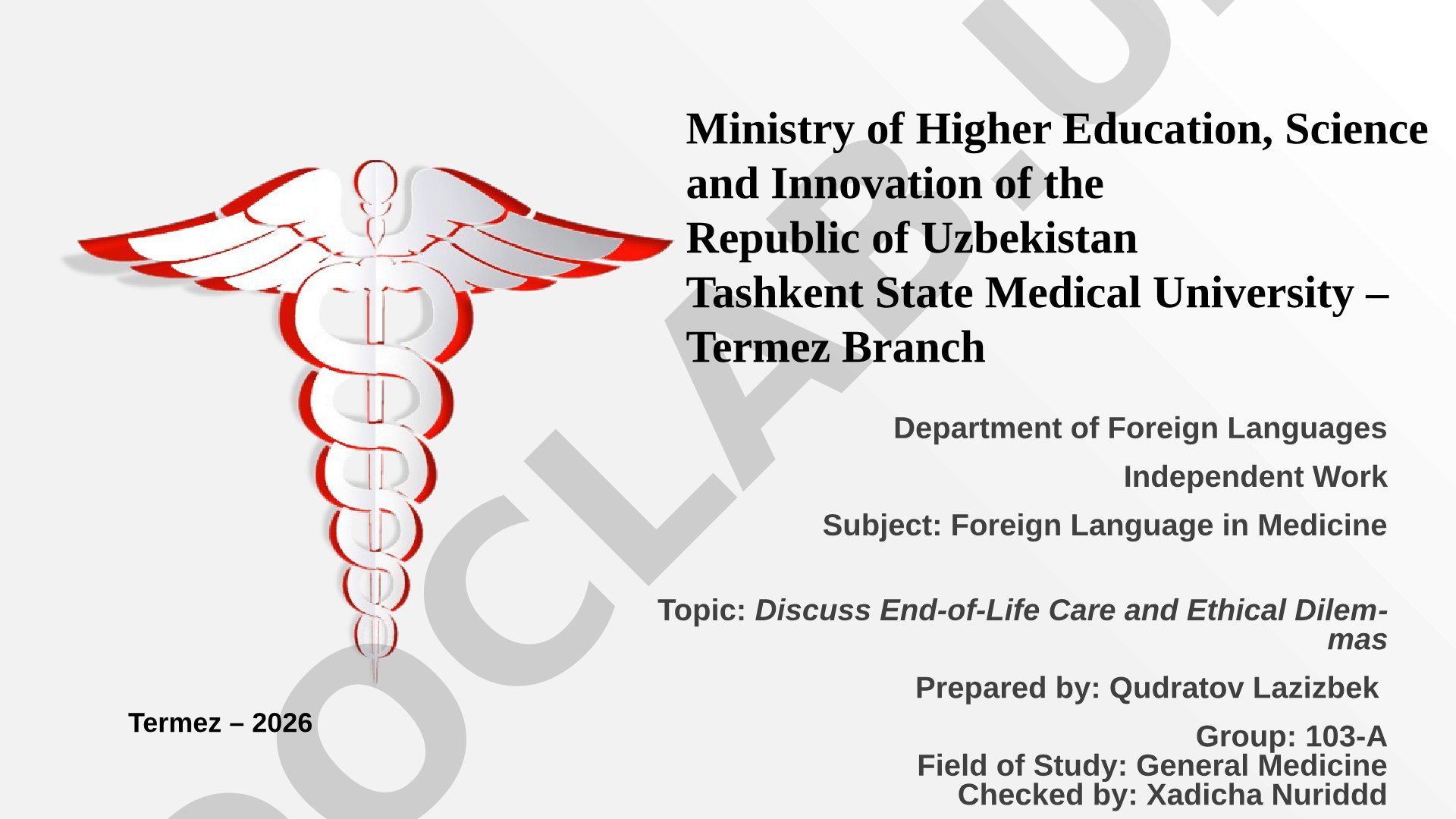 Discuss End-of-Life Care and Ethical Dilemmas