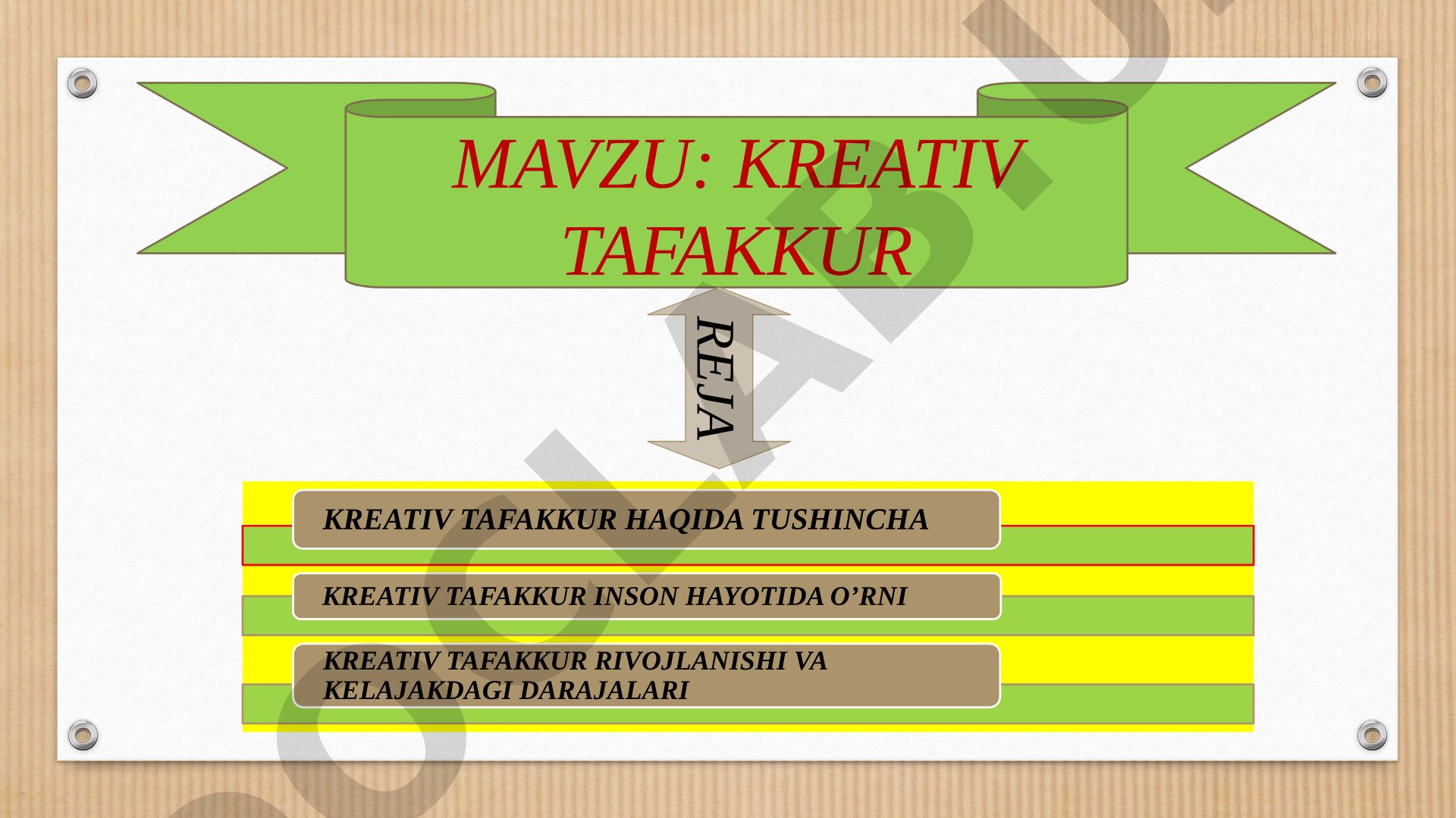 Kreativ tafakkur