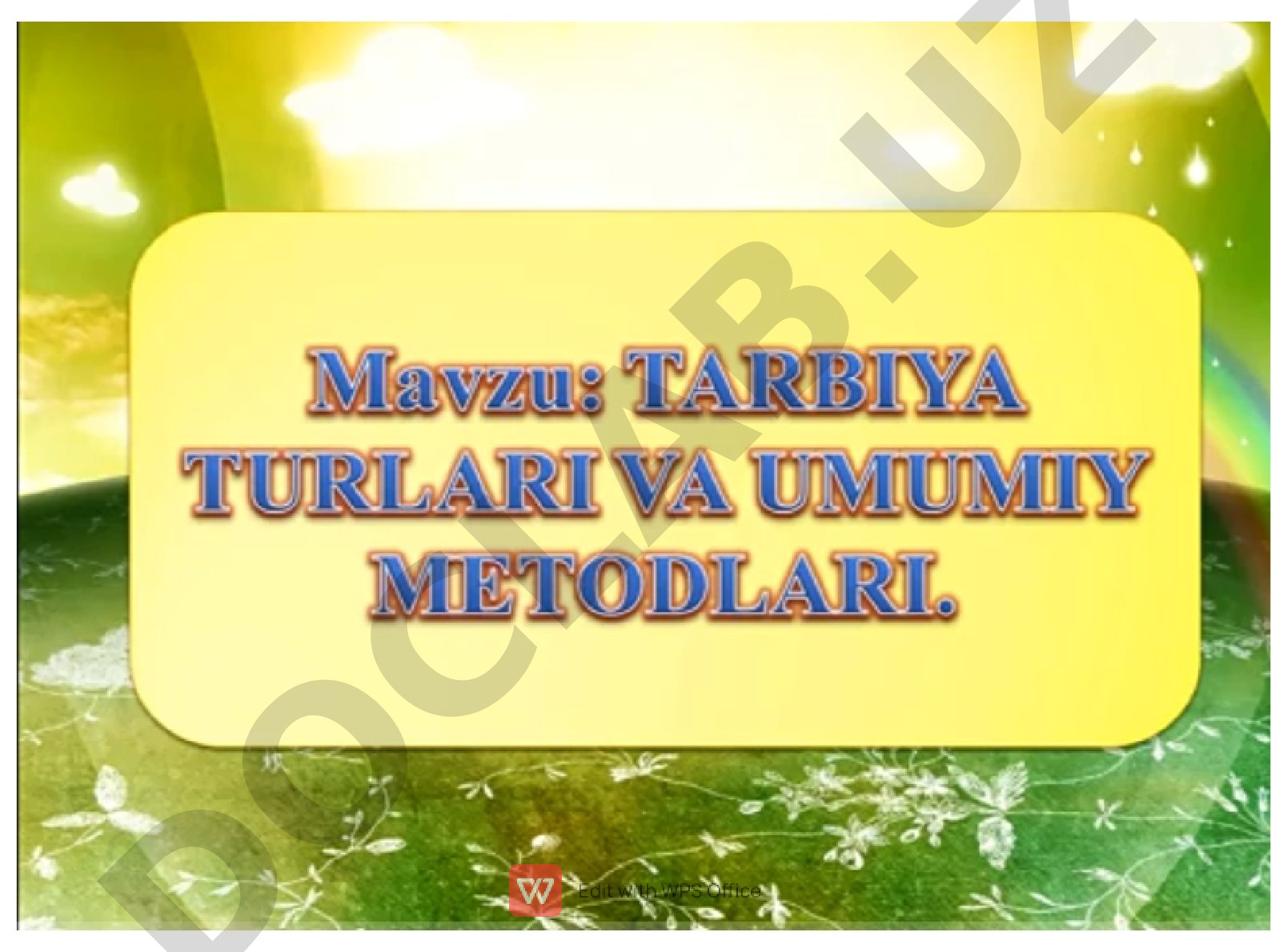 Eʼtiboringiz uchun rahmat