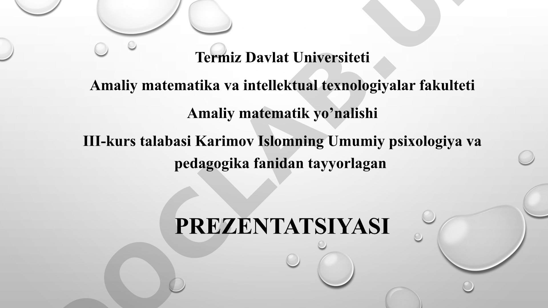 Dasturiy vositalarning didaktik imkoniyatlari