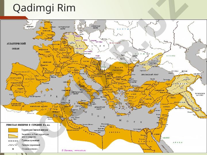Qadimgi Rim tarixi va jamiyat tuzilishi