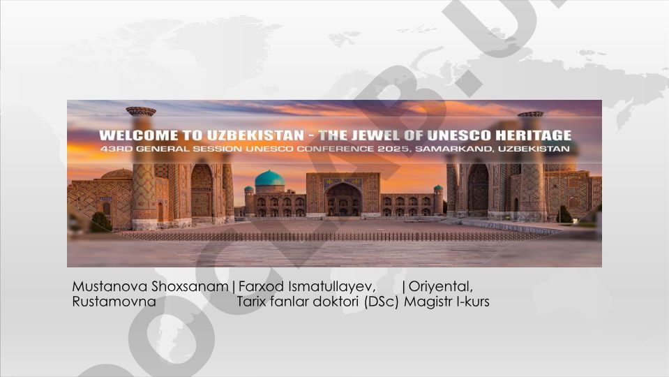 Oʻzbekiston–UNESCO hamkorligining asosiy bosqichlari, yoʻnalishlari va natijalarini ilmiy tahlil qilish