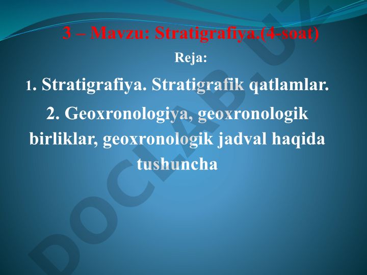 Stratigrafiya