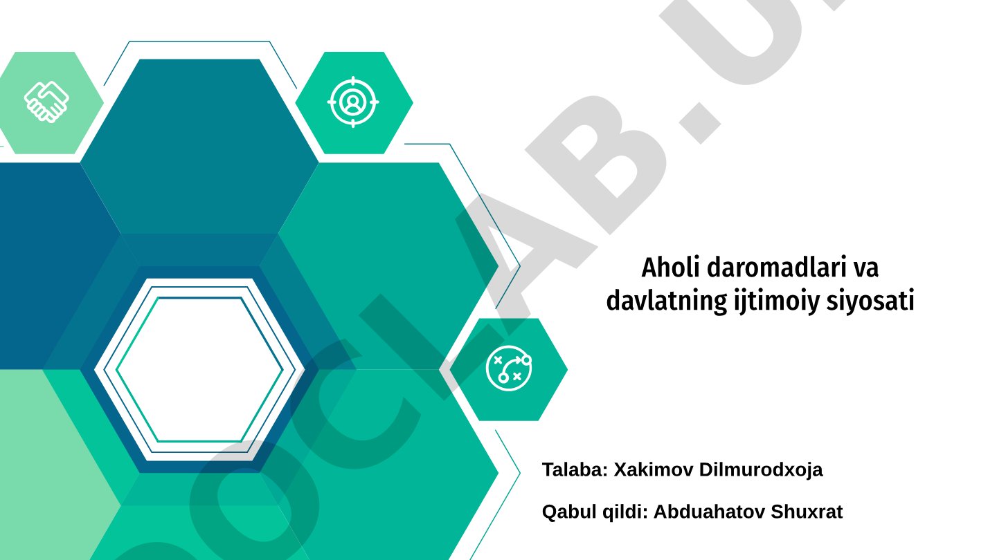 Aholi daromadlari va davlatning ijtimoiy siyosati