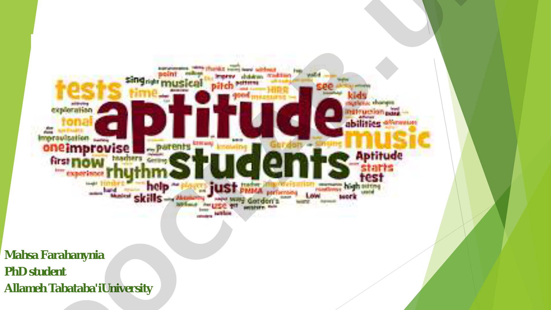 Aptitude