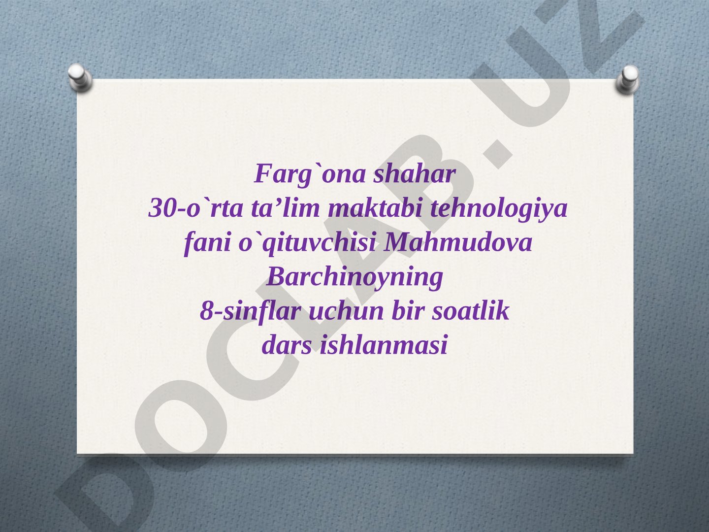 Kasblar tasnifi, kasb tiplari va turlarining ta’rifi (odam-tabiat, odam-texnika, odam-odam, odam,belgili tizim, odam-badiiy obraz). Filologiya fanlar yo`nalishidagi kasblar