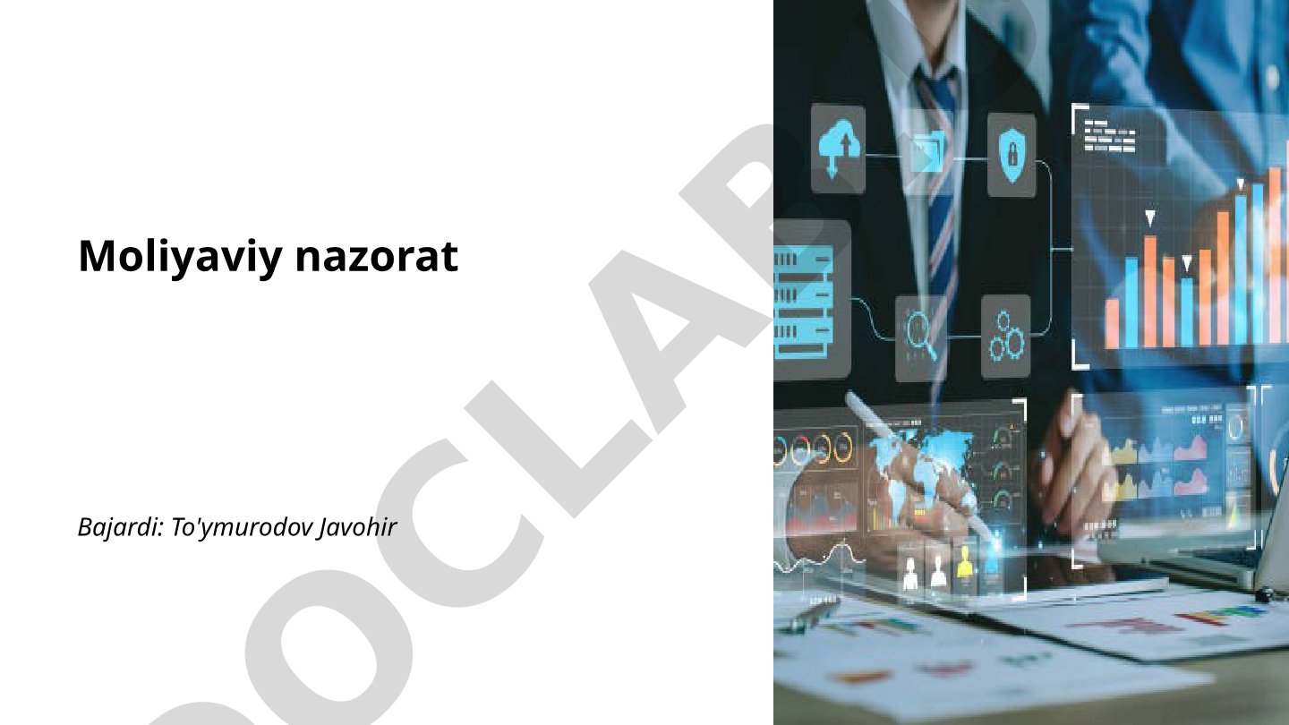 Moliyaviy nazorat