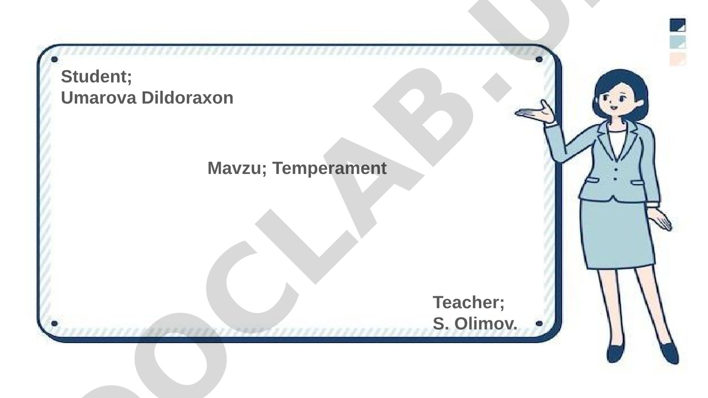 Temperament