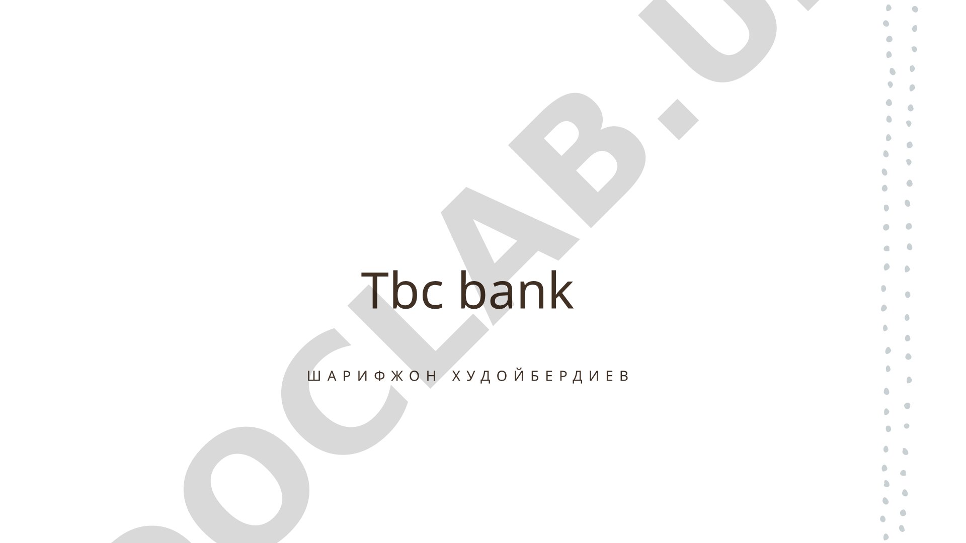 TBC Bank faoliyati, passivlari tarkibi, kapital yetarliligi va moliyaviy holati tahlili