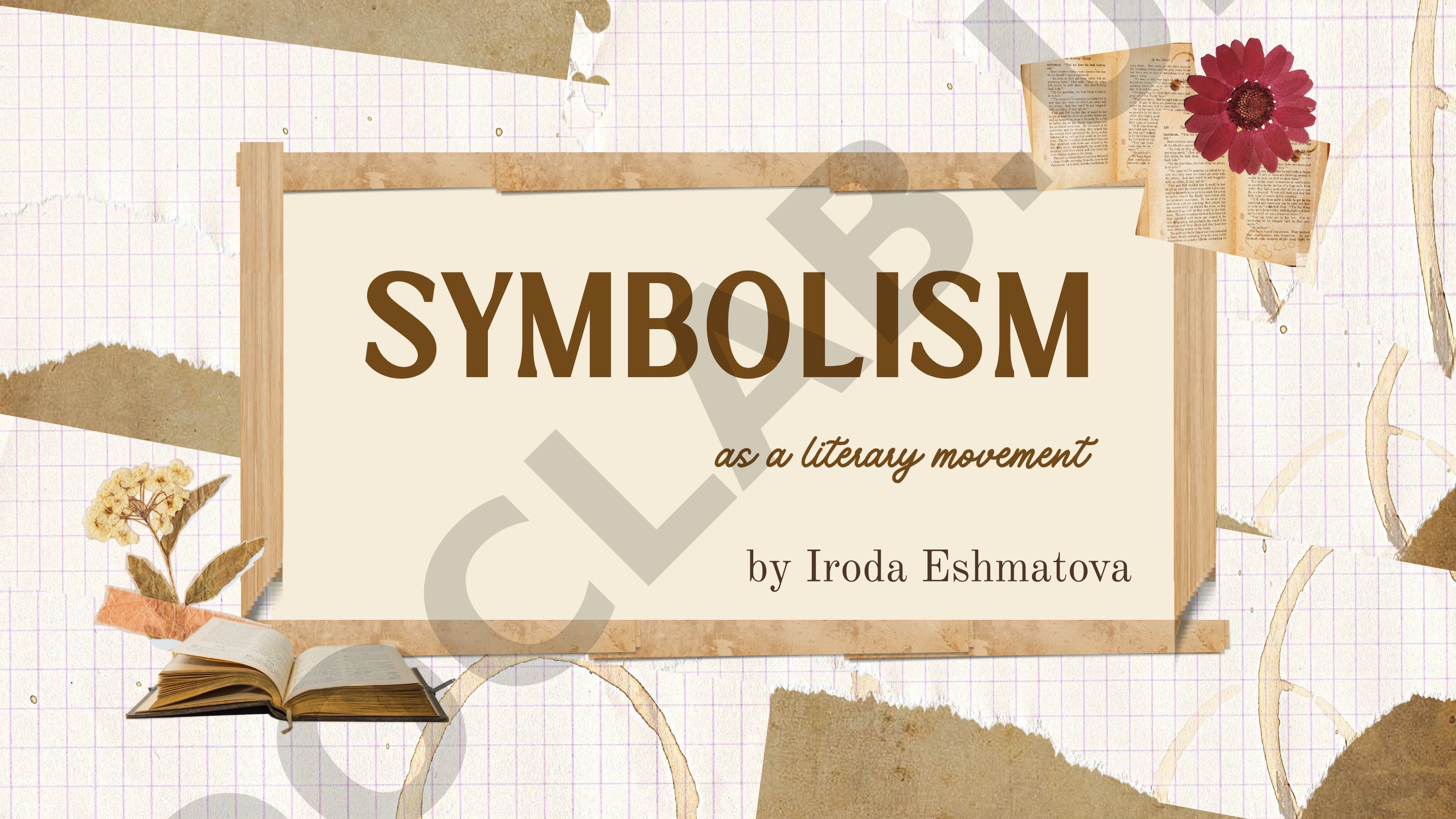 Symbolism as a literary movement