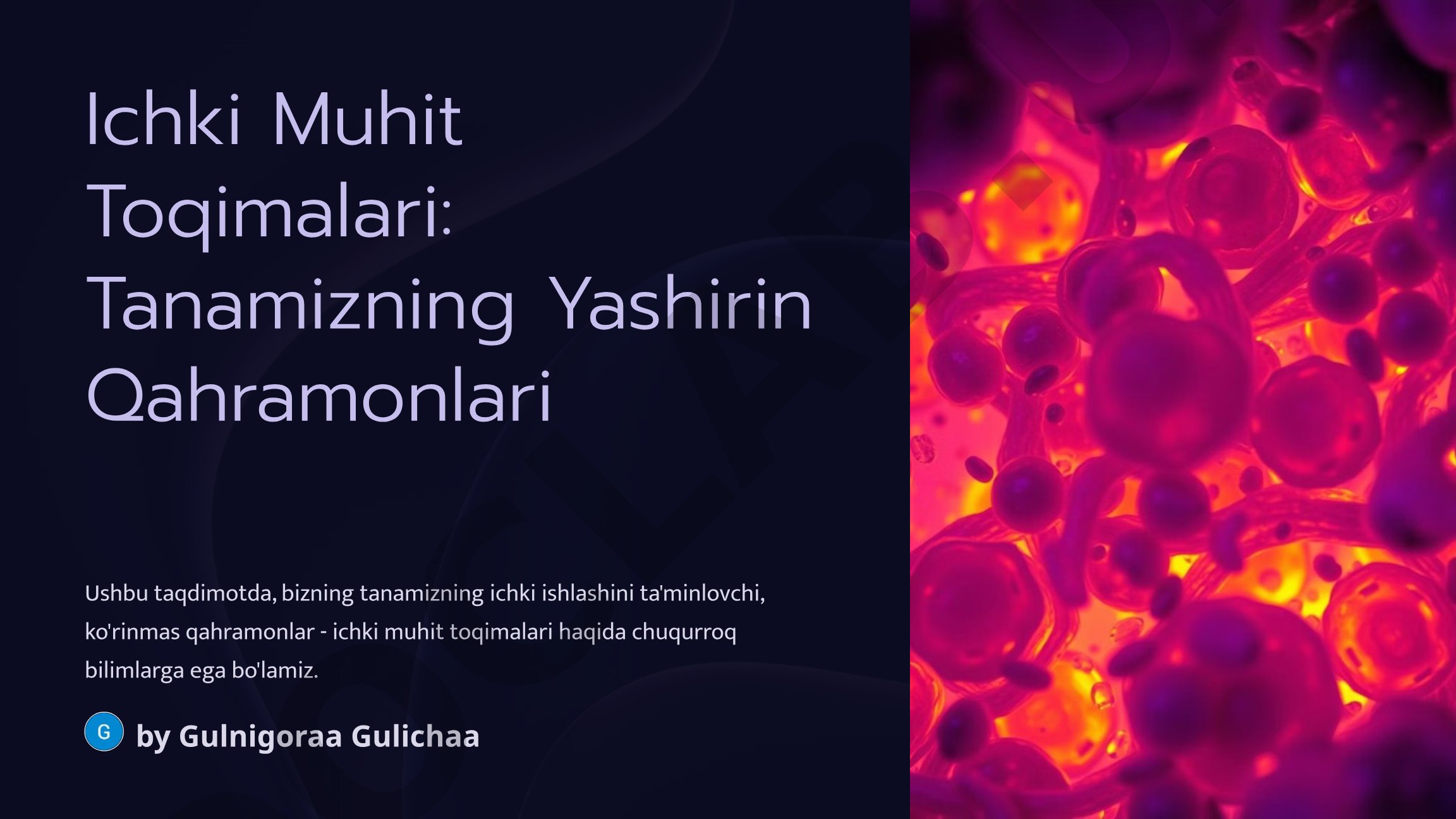 Ichki Muhit Toqimalari: Tanamizning Yashirin Qahramonlari