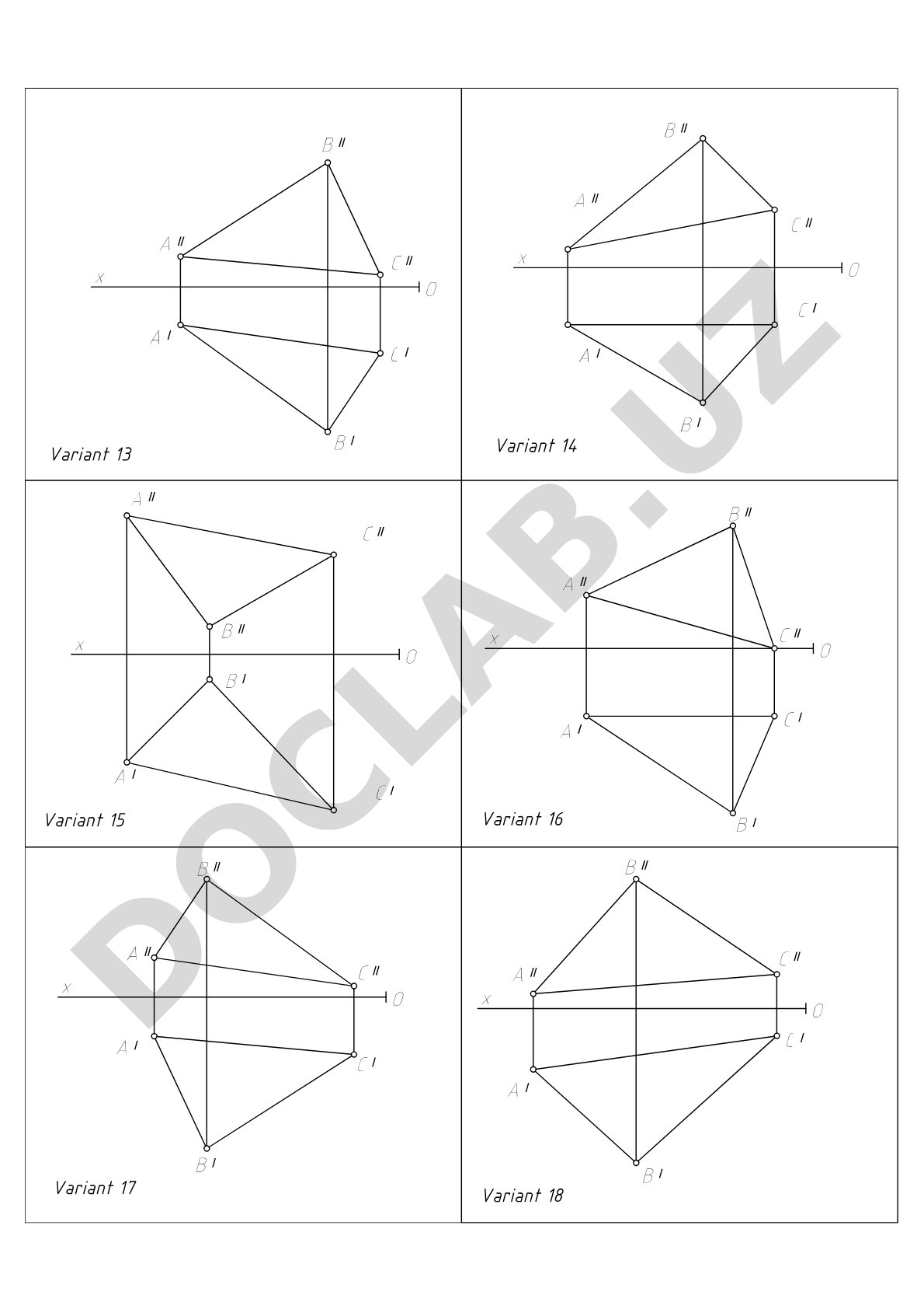AutoCAD SHX Text Variant и Листы и виды Модель