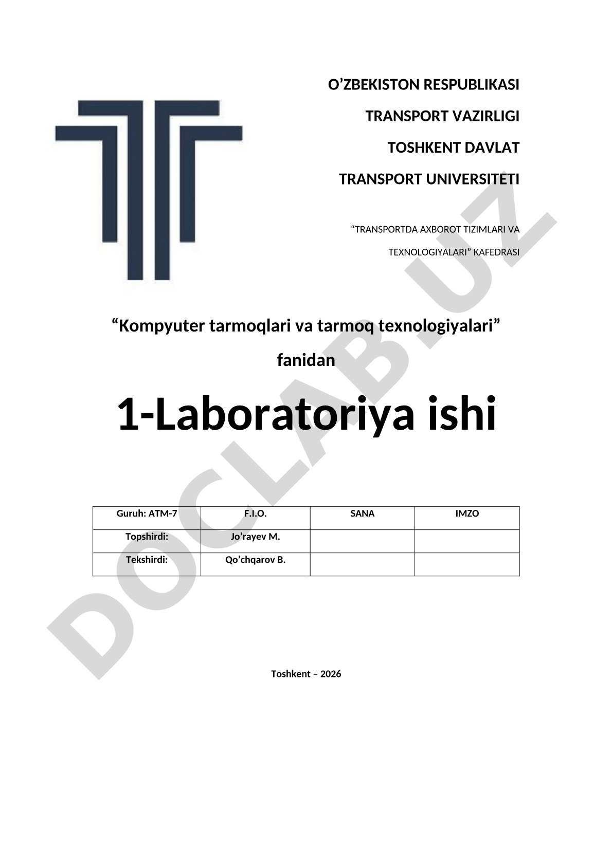 Tarmoq qurilmalarini sozlash, Marshrutlash (Routing) va Xavfsizlik asoslari