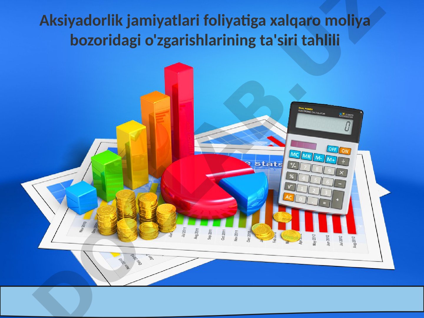 Aksiyadorlik jamiyatlari faoliyatiga xalqaro moliya bozoridagi o'zgarishlarining ta'siri tahlili