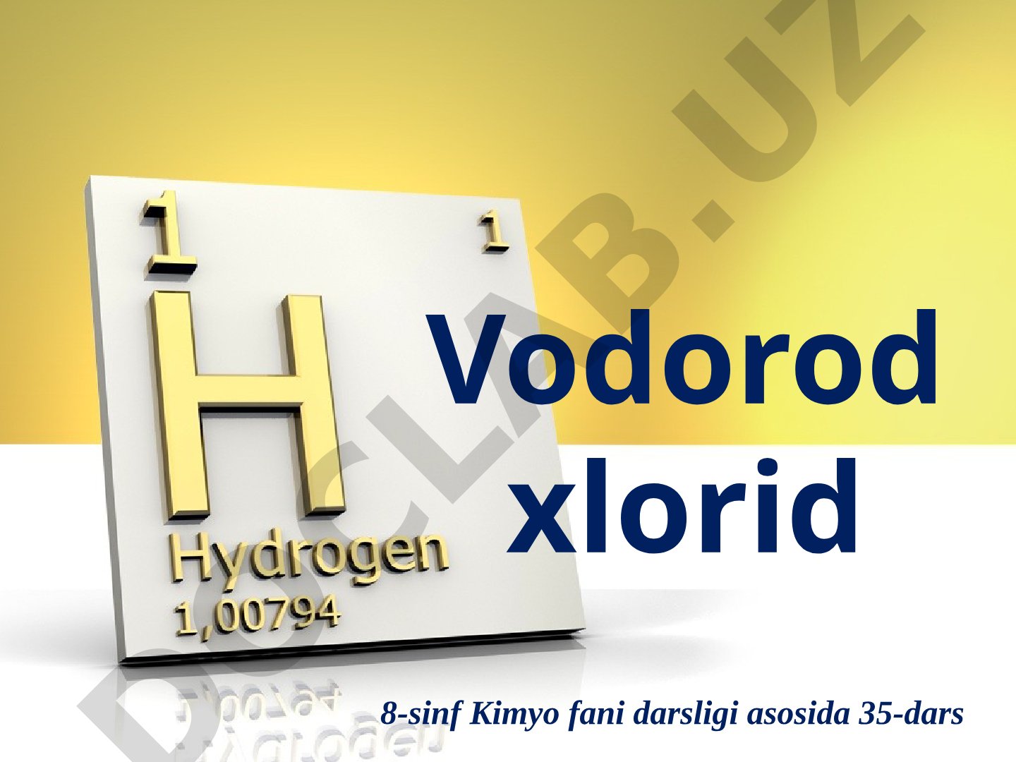 Vodorod xlorid