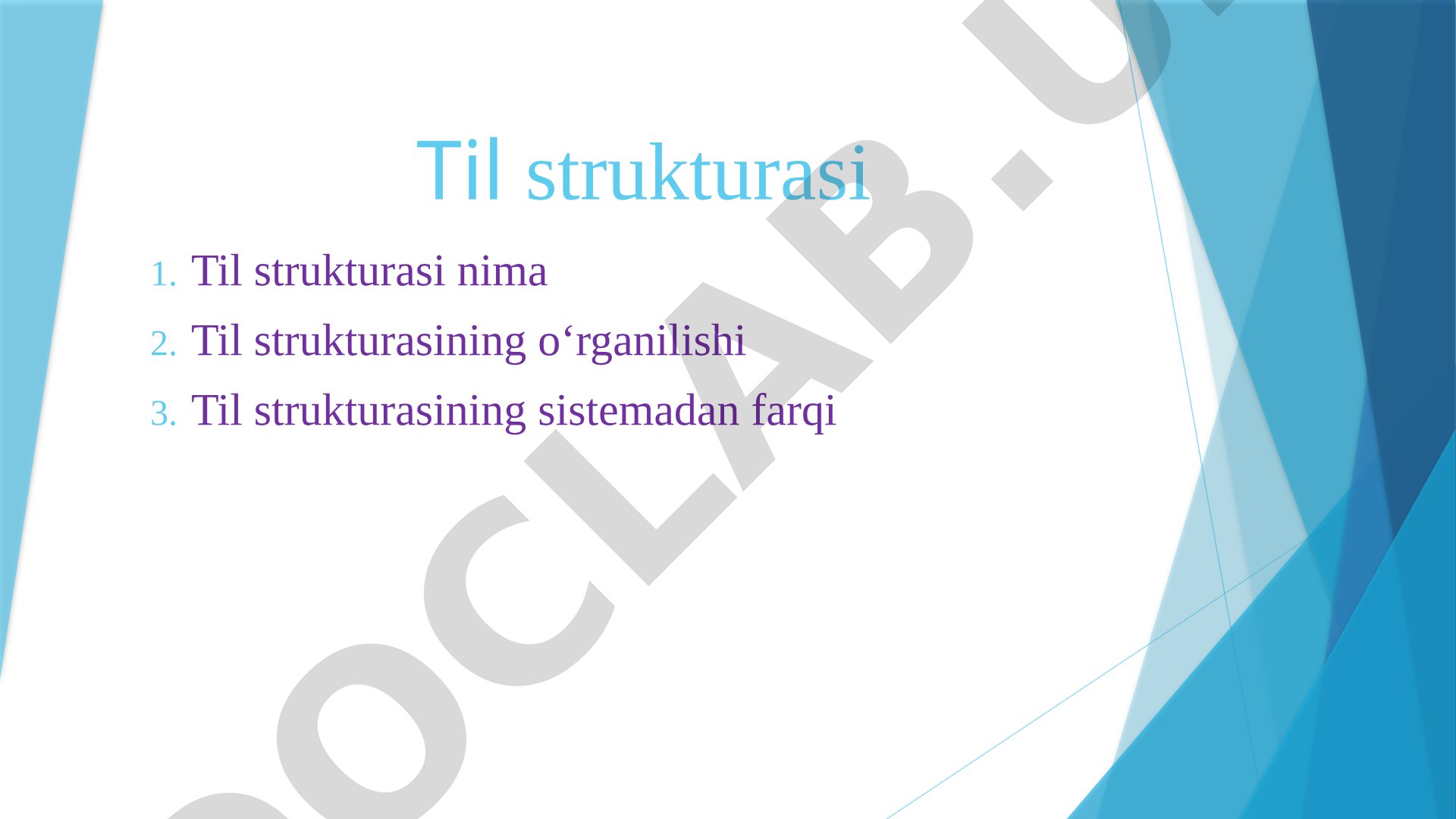 Til strukturasi tushunchasi va strukturaviy tilshunoslik formal tahlili haqida