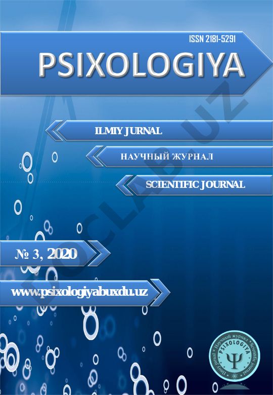 Psixologiya fanlari bo'yicha dissertatsiya ishlari uchun ilmiy jurnal