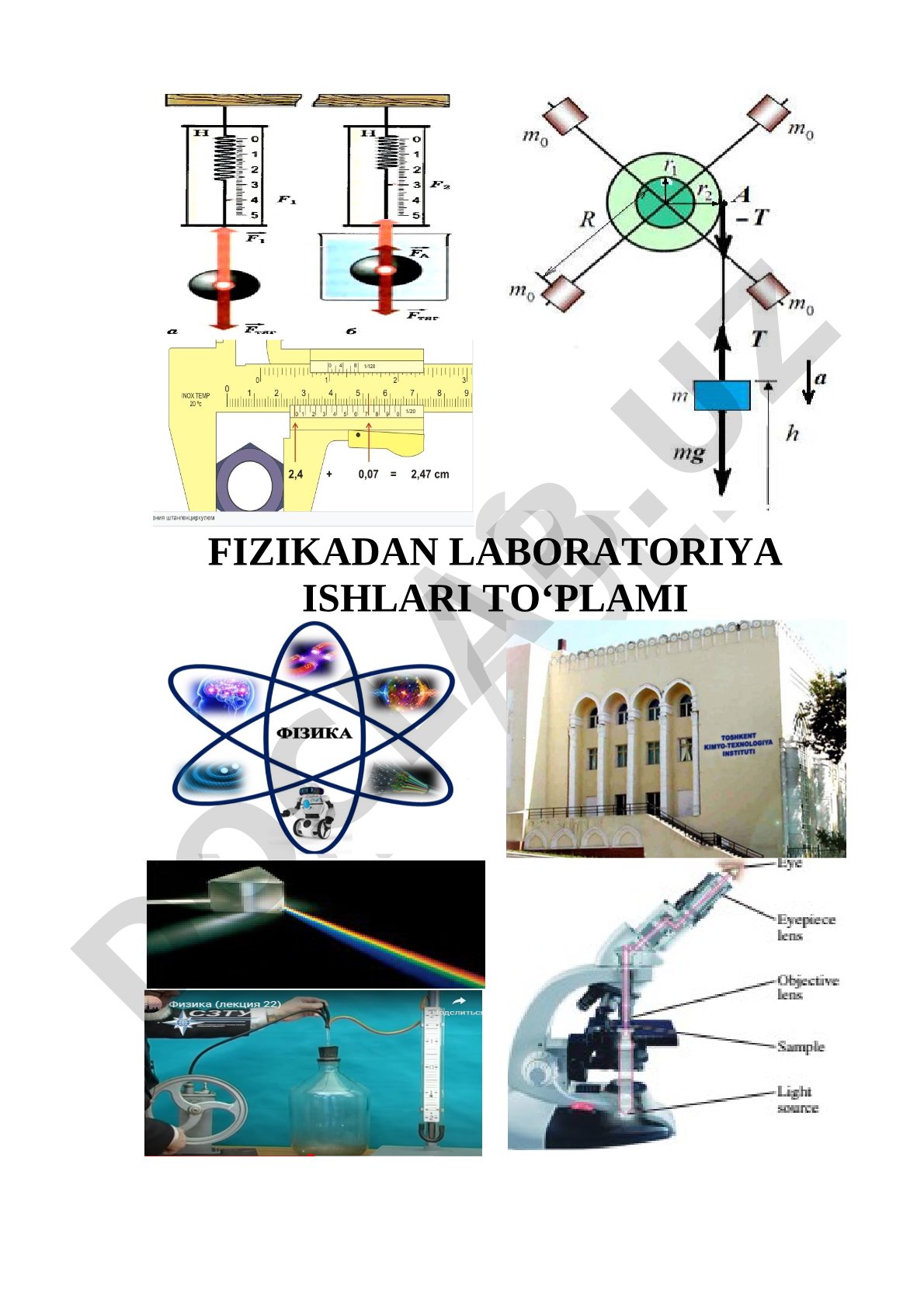 Fizikadan laboratoriya ishlari to‘plami