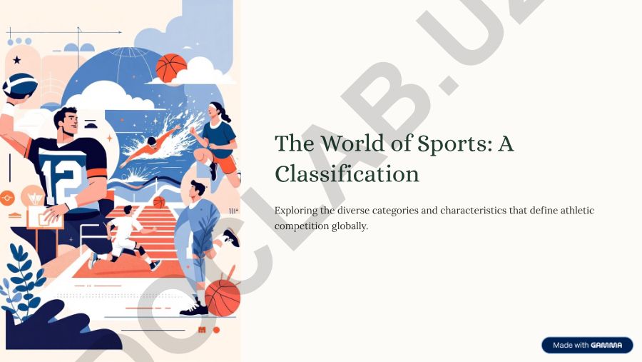 The World of Sports: A Classification