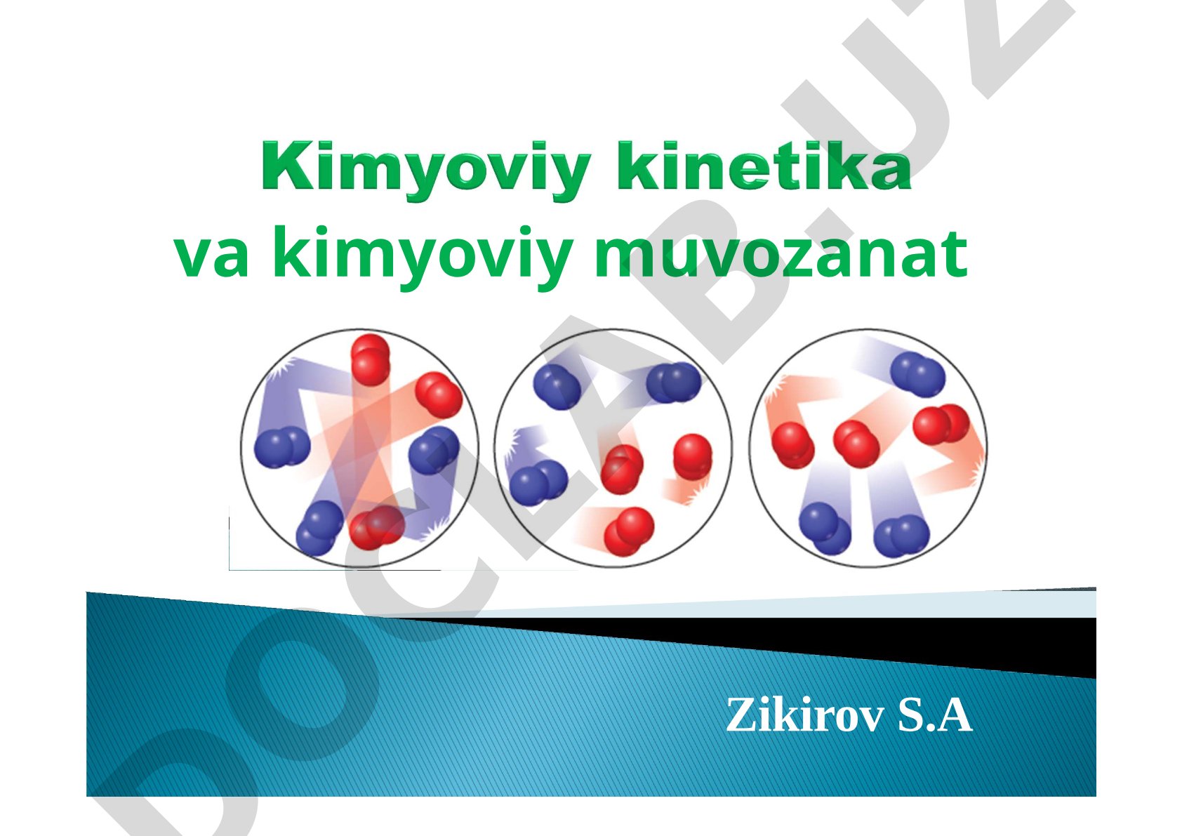 Kimyoviy kinetika va reaksiya tezligi
