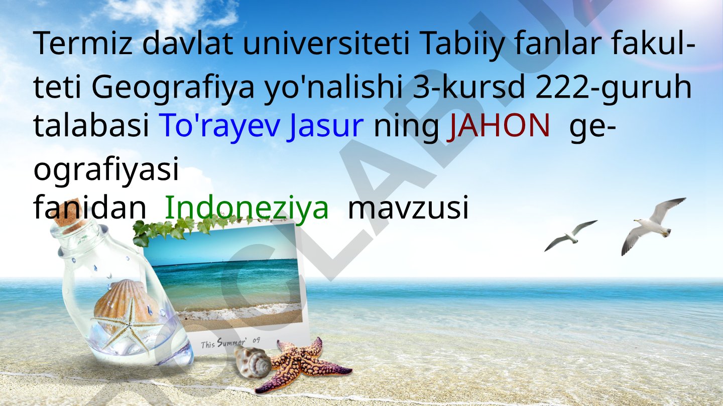 Indoneziya mavzusi