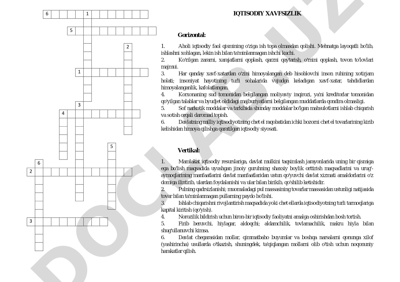 Iqtisodiy xavfsizlik