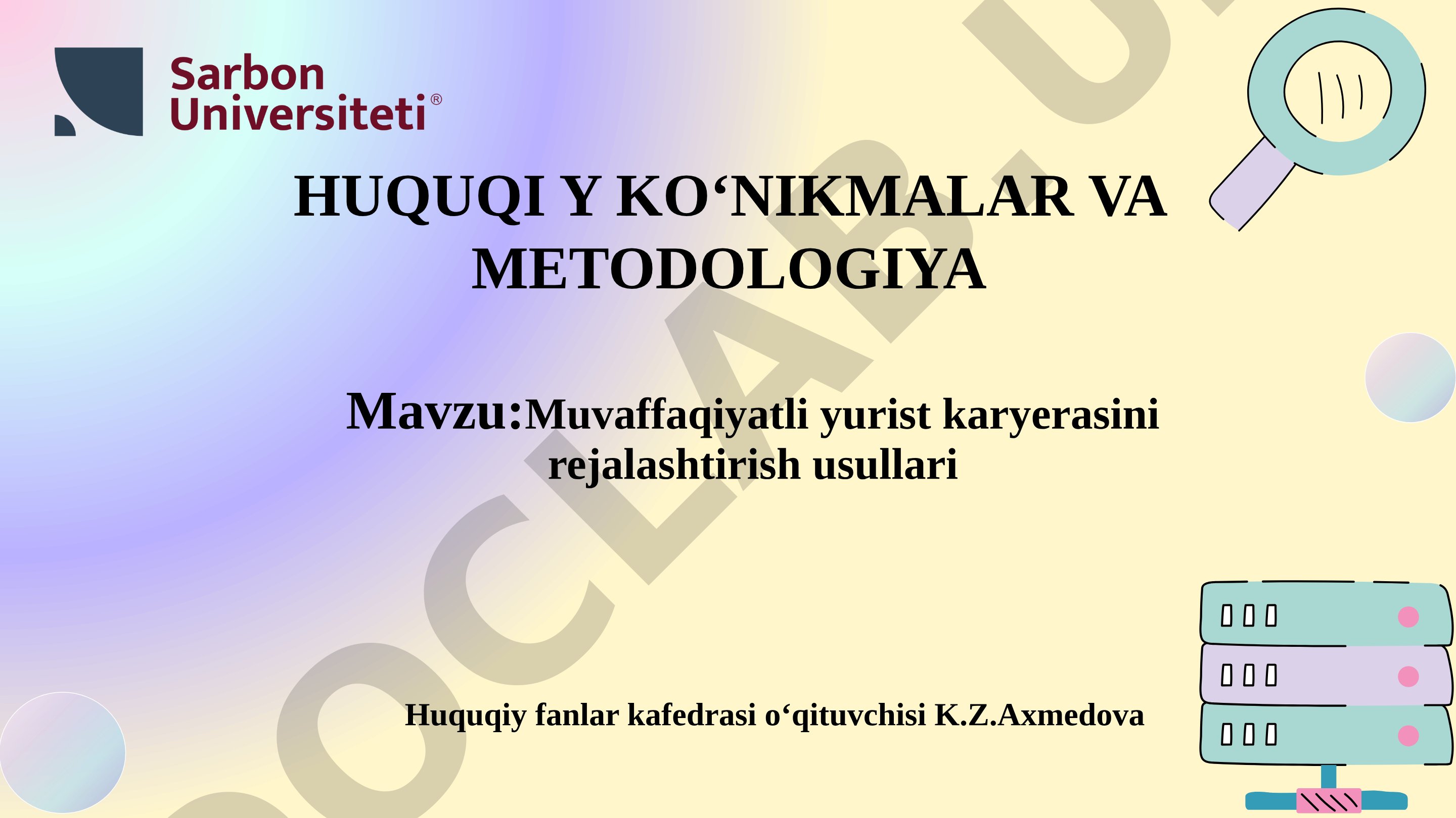 Muvaffaqiyatli yurist karyerasini rejalashtirish usullari