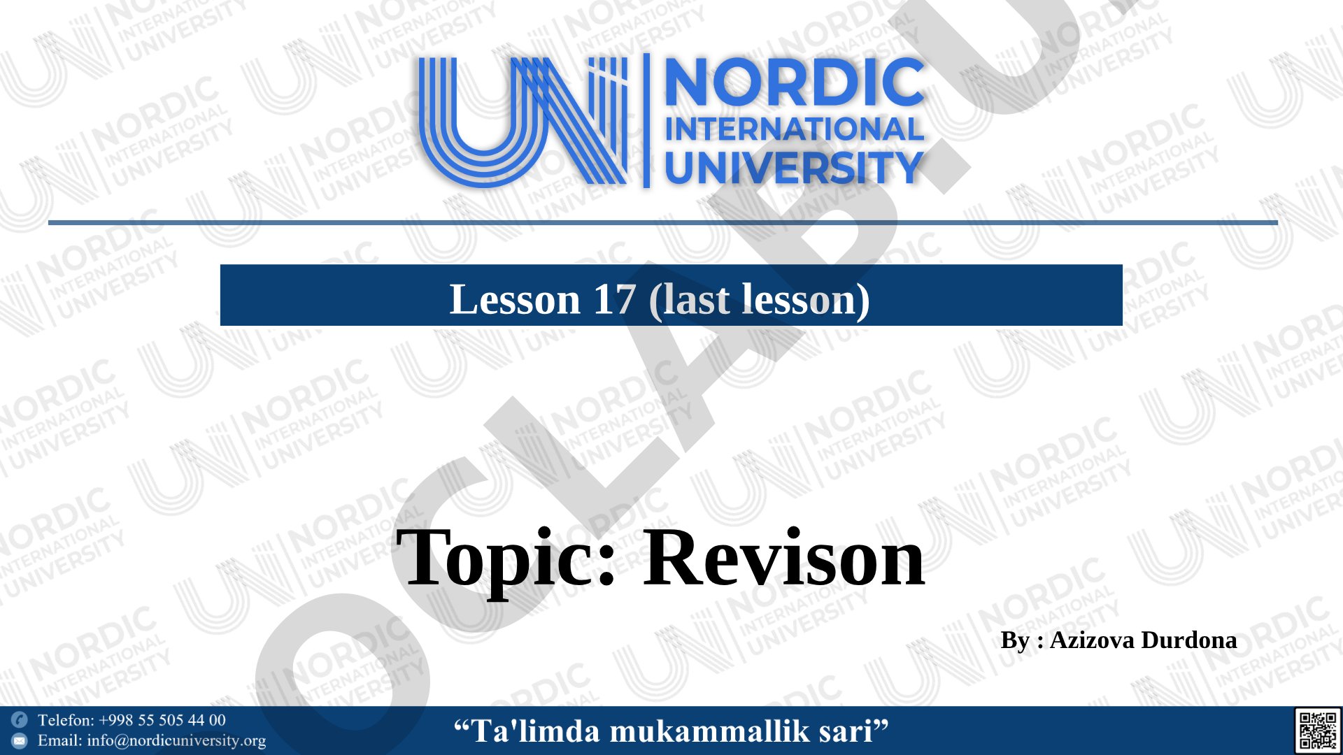 Revison