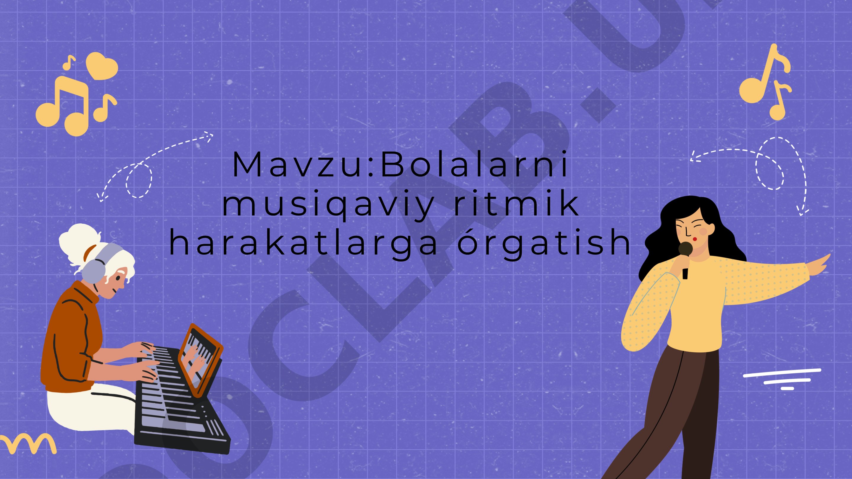 Bolalarni musiqiy ritmik harakatlarga o'rgatish