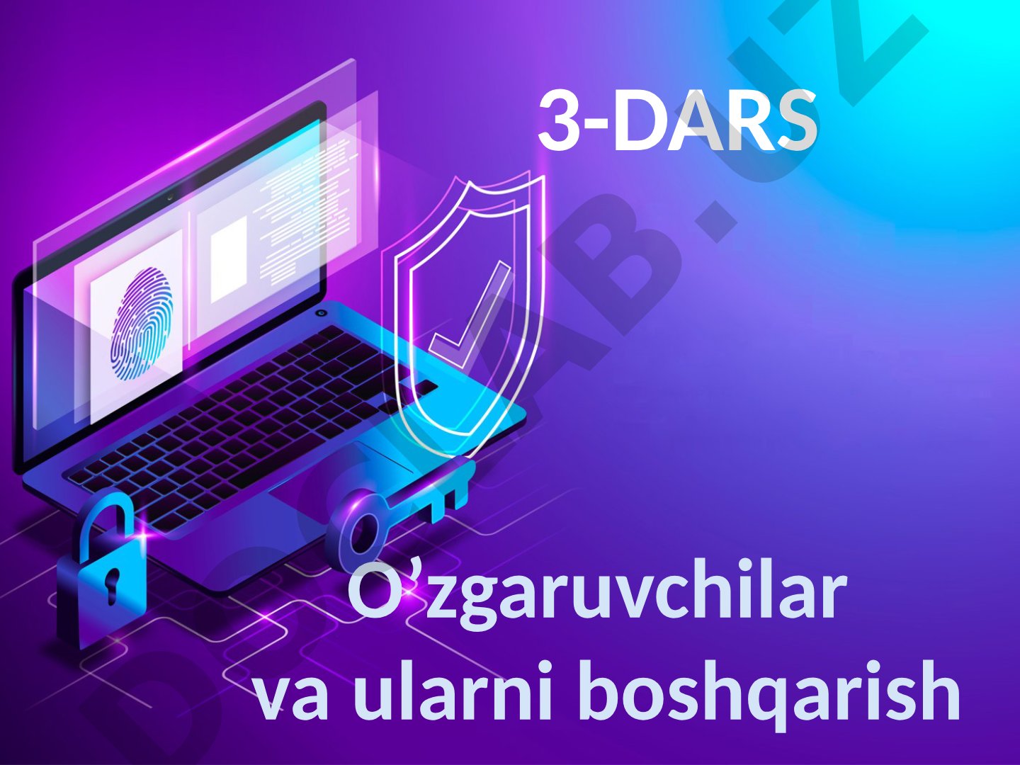 O'zgaruvchilar va ularni boshqarish