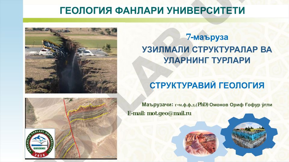 Узилмали структуралар ва уларнинг турлари