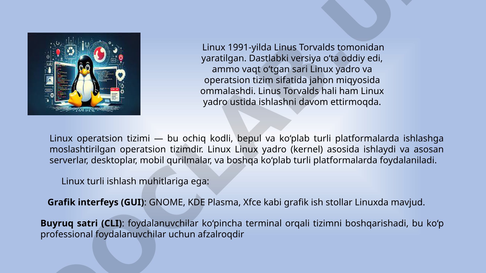 Linux OTda imtiyozlar turlari, fayl va katalog uchun foydalanishni boshqarish usuli