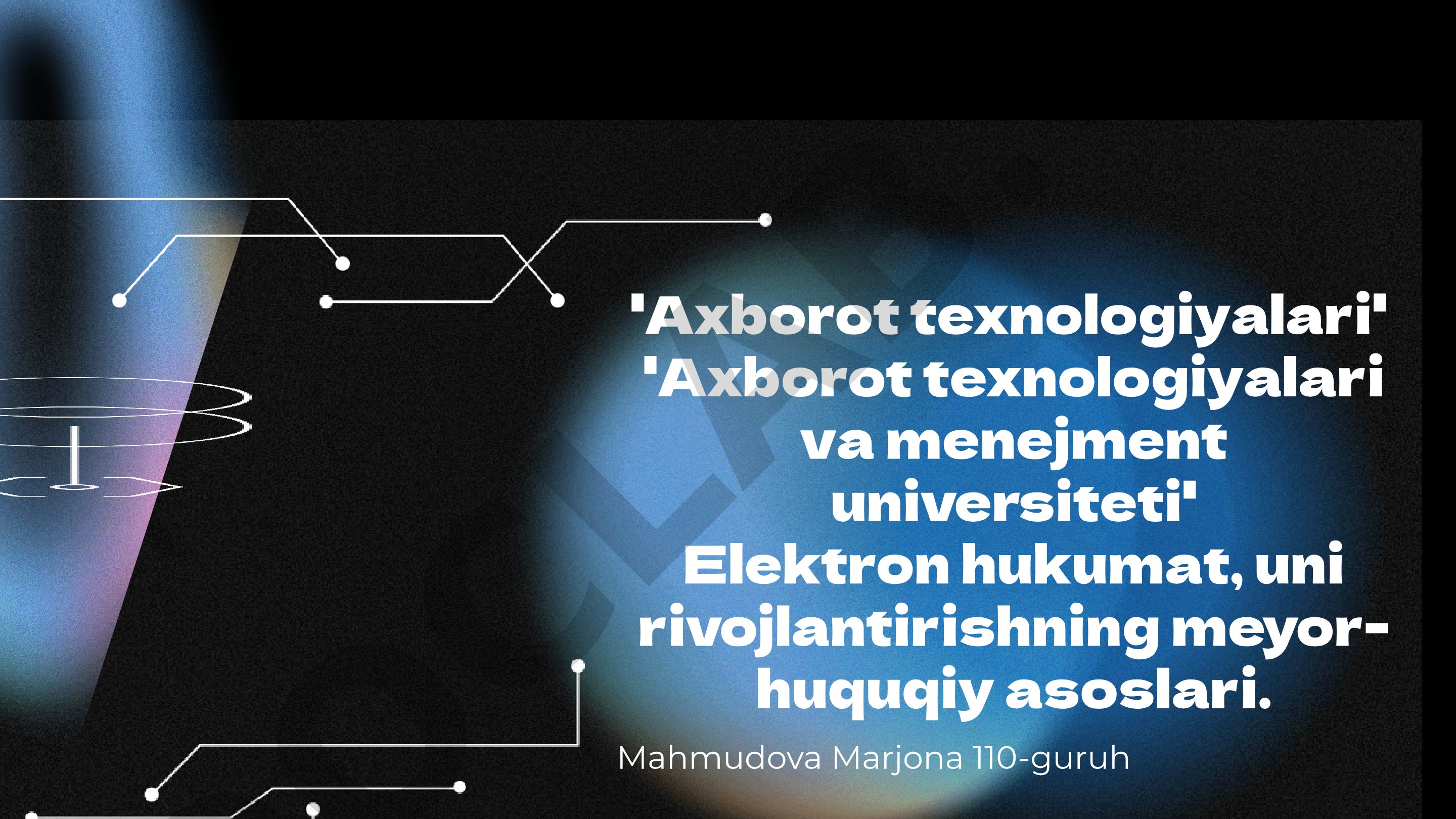 Elektron hukumat, uni rivojlantirishning meyor-huquqiy asoslari