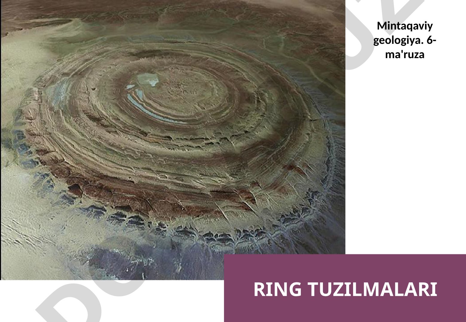 Mintaqaviy geologiyada halqa tuzilmalari