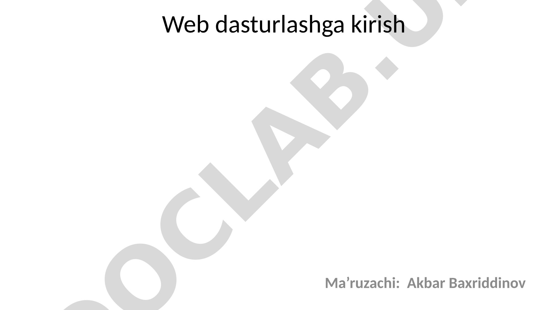 CSS asoslari. Effektlar, transformatsiya, animatsiya