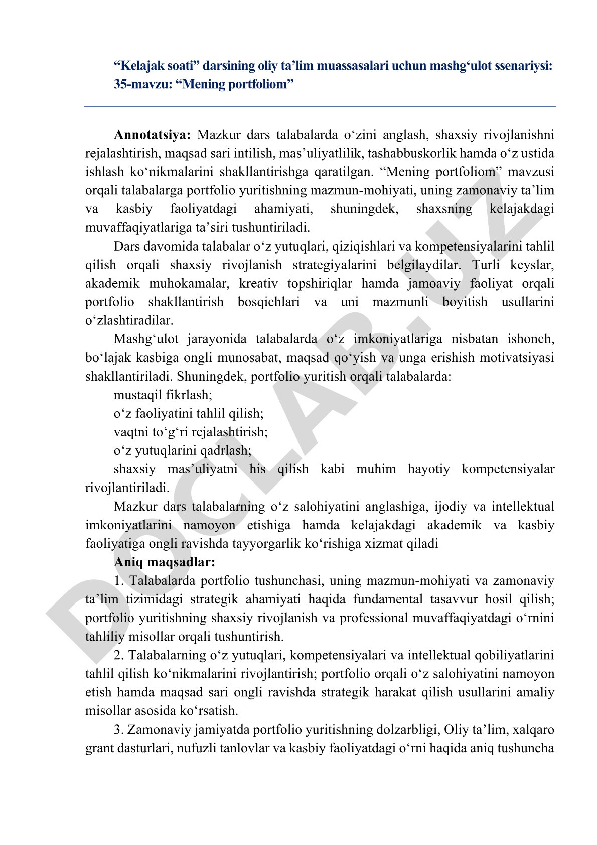 Mening portfoliom