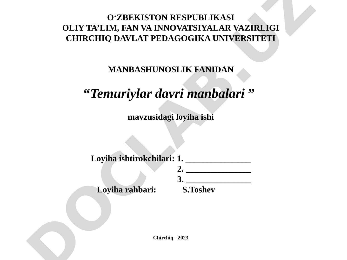 Temuriylar davri manbalari bo‘yicha loyiha ishi, Sharofiddin Ali Yazdiyning Zafarnoma