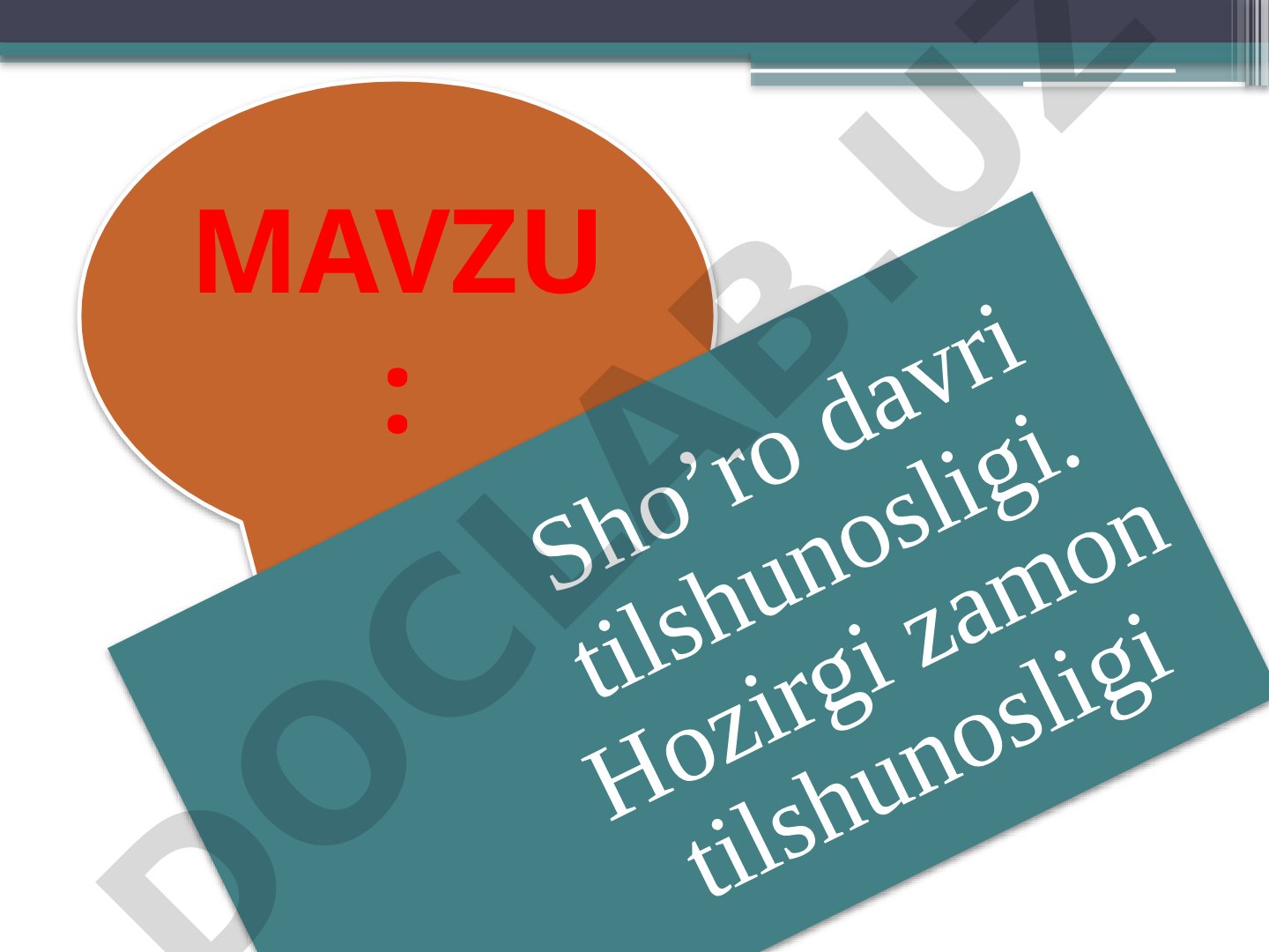 Sho'ro davri tilshunosligi. Hozirgi zamon tilshunosligi