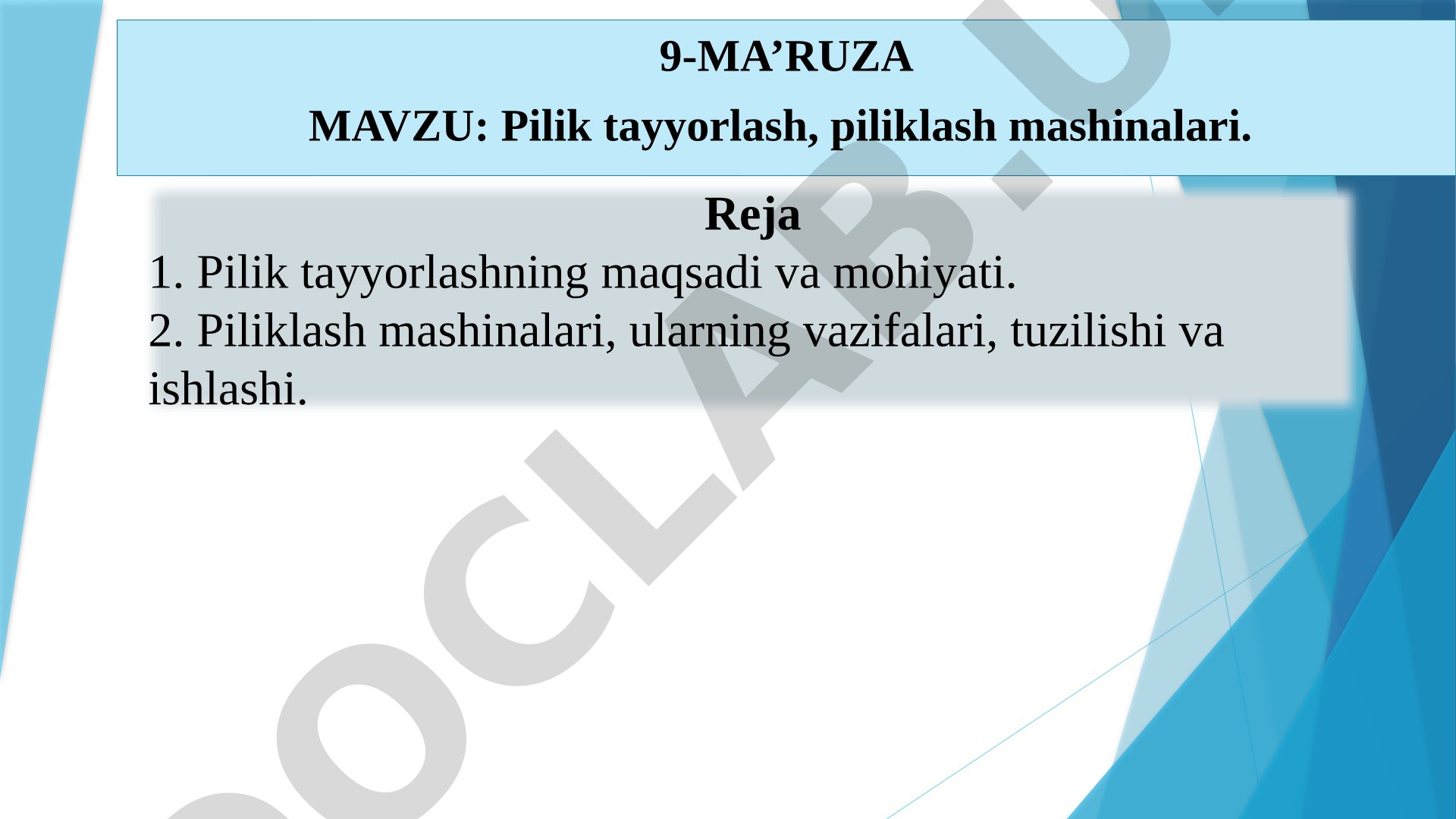 Pilik tayyorlash, piliklash mashinalari