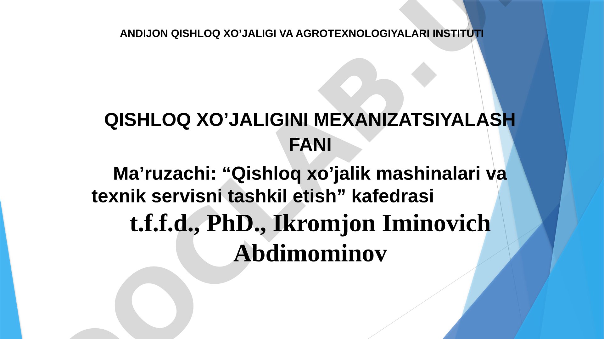 O‘simliklarni himoyalash mashinalari