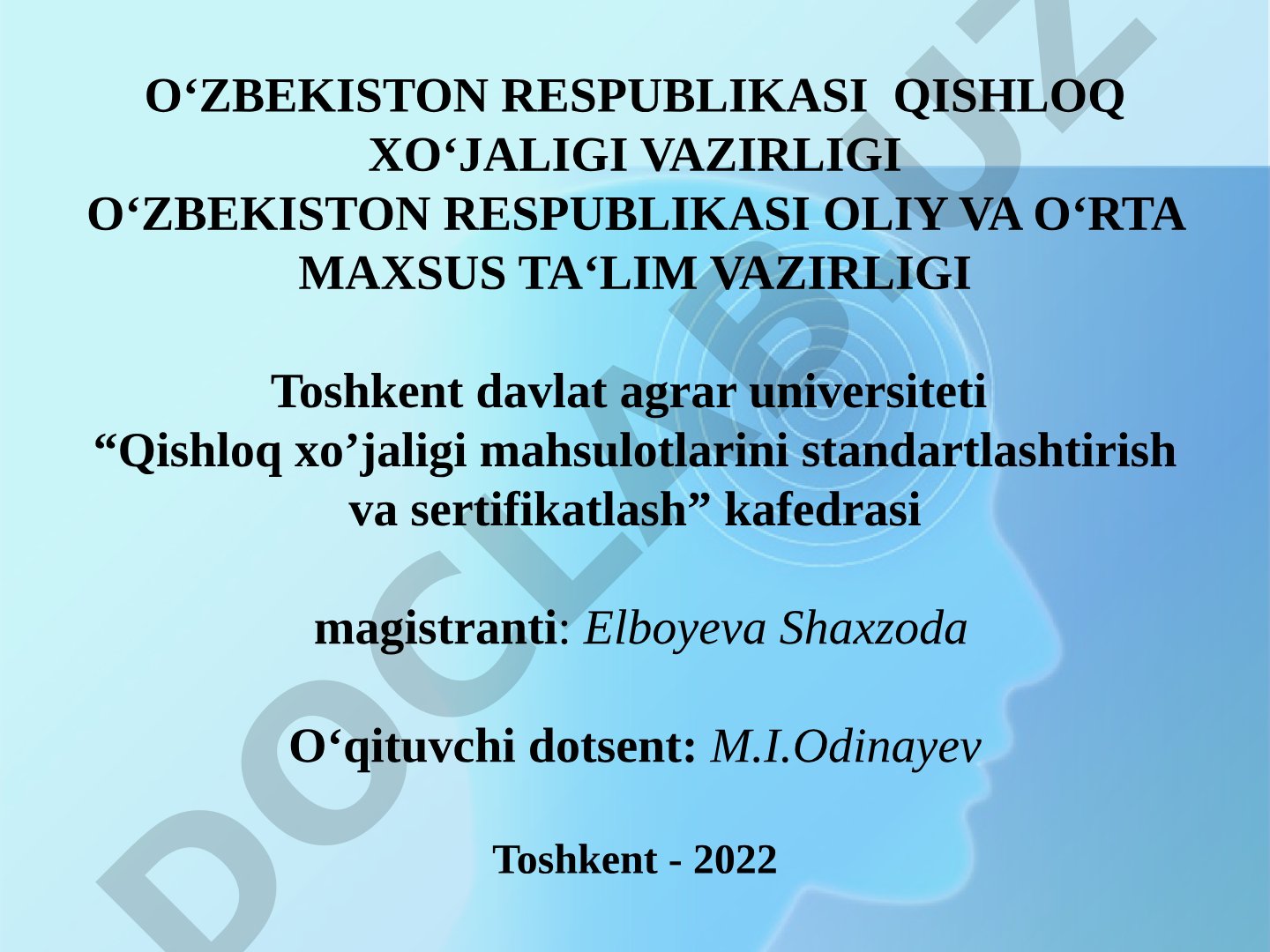 Sifat boshqarish tizimi paydo bo’lish, rivojlanish tarixi ISO tashkiloti va uning faoliyati