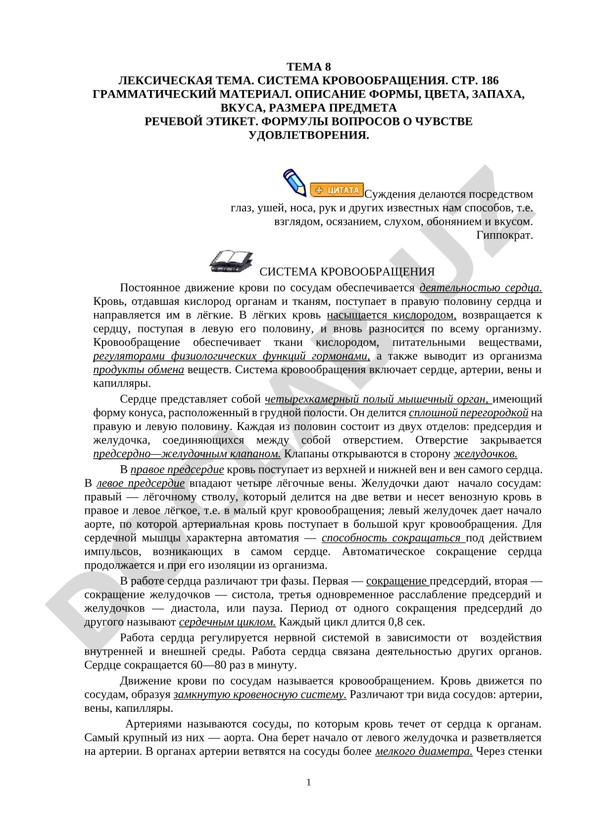 Система кровообращения