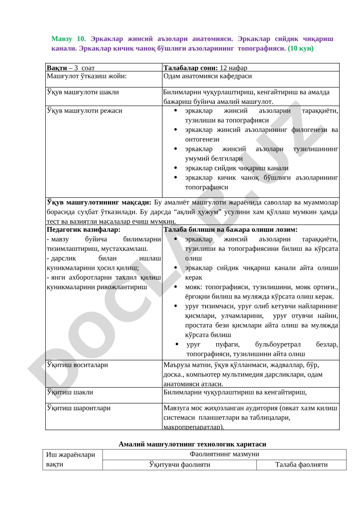 Эркаклар жинсий аъзолари анатомияси