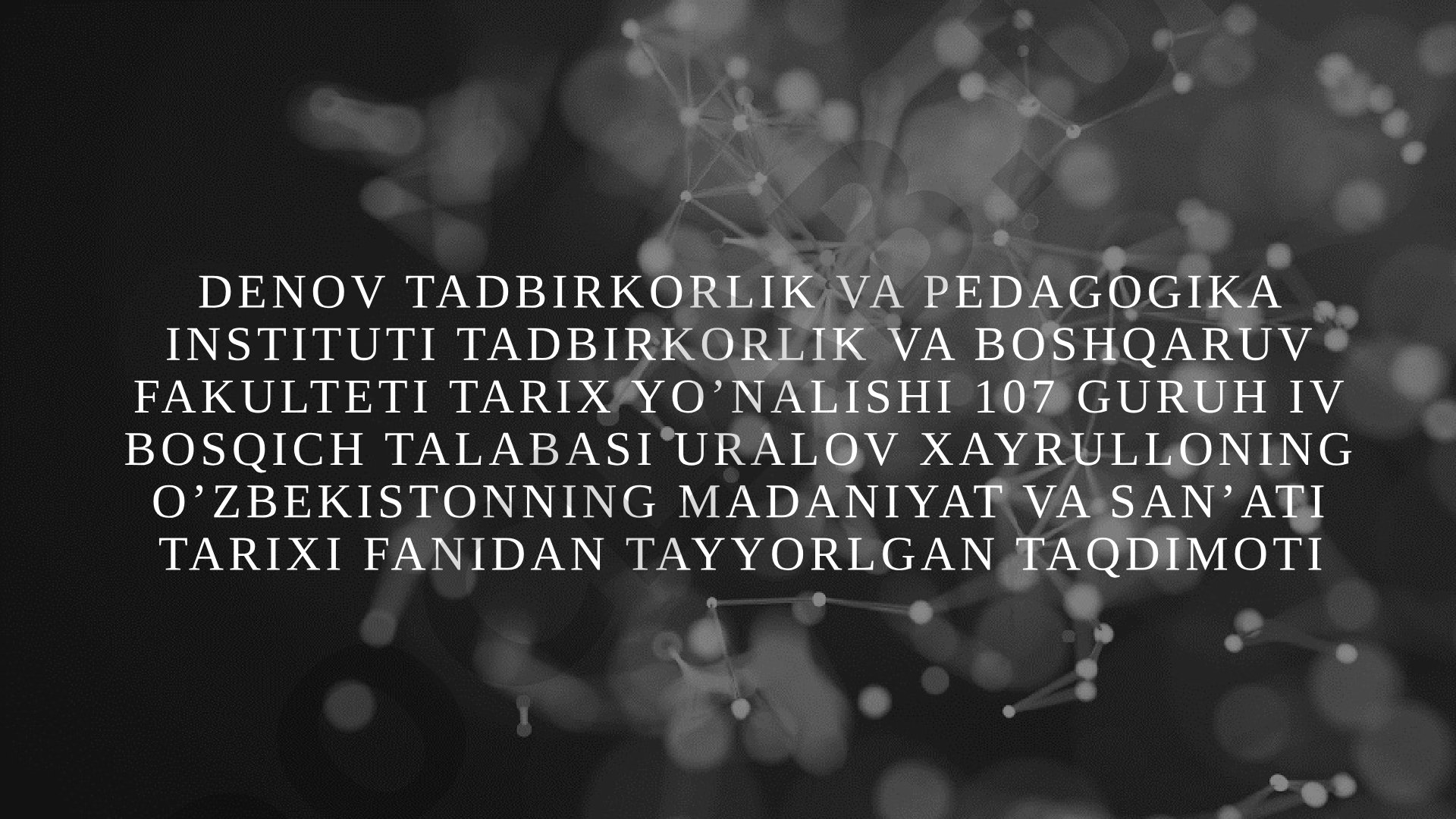 Mirzo Abdulqodir Bedil ijodi