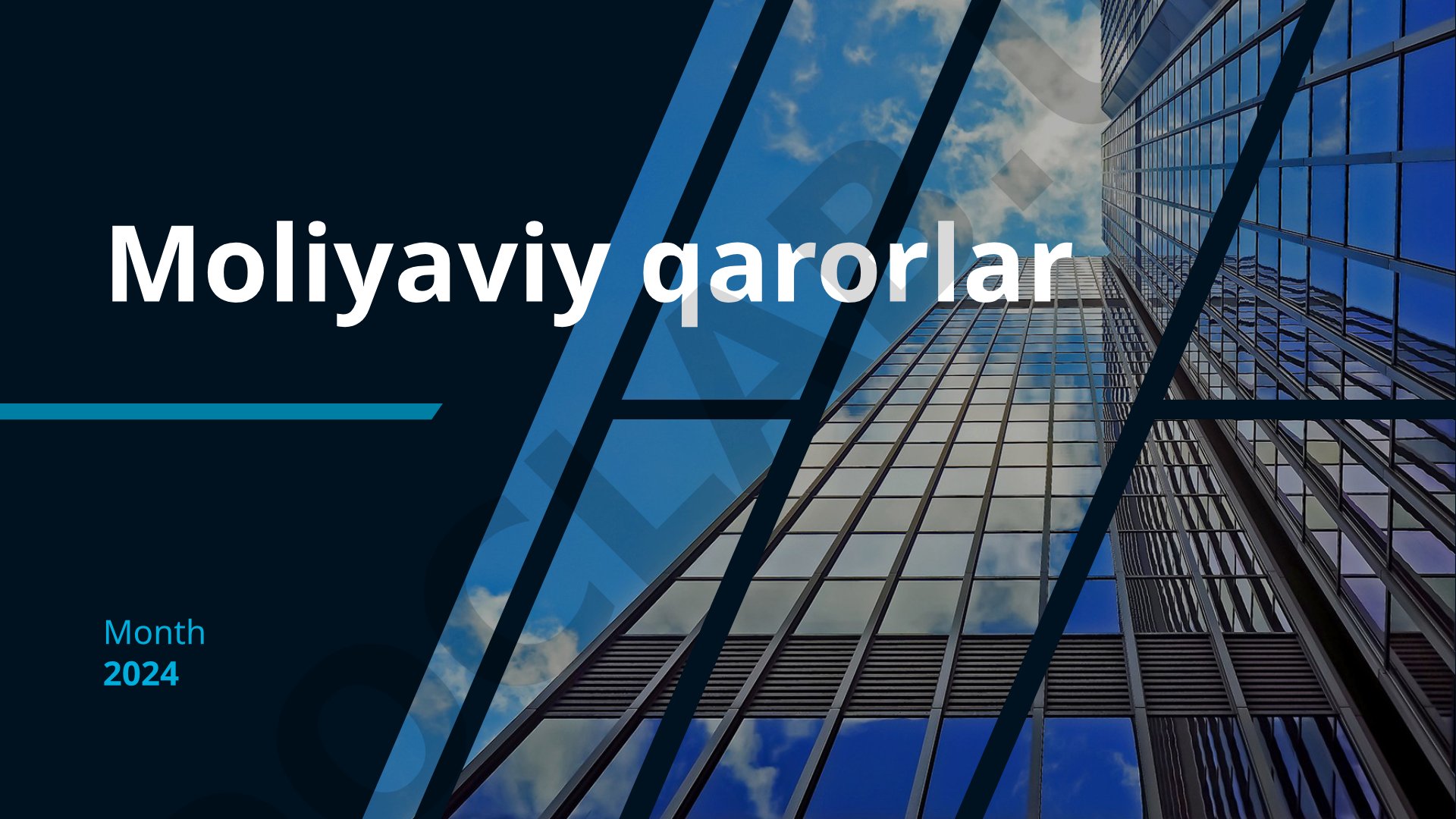 Uy xo'jaliklari, firmalar va davlat moliyaviy qarorlari turlari keltirilgan