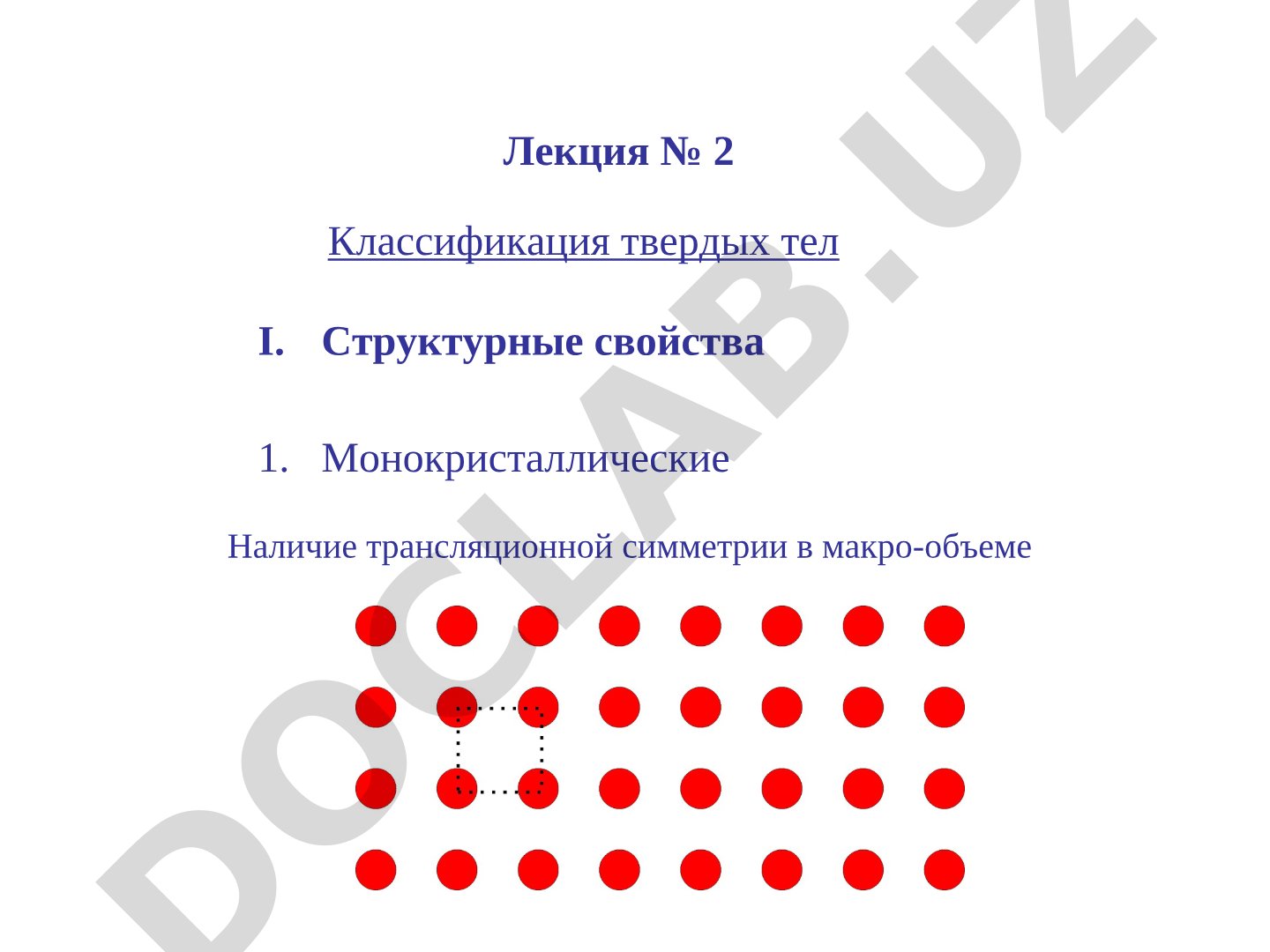 Классификация твердых тел