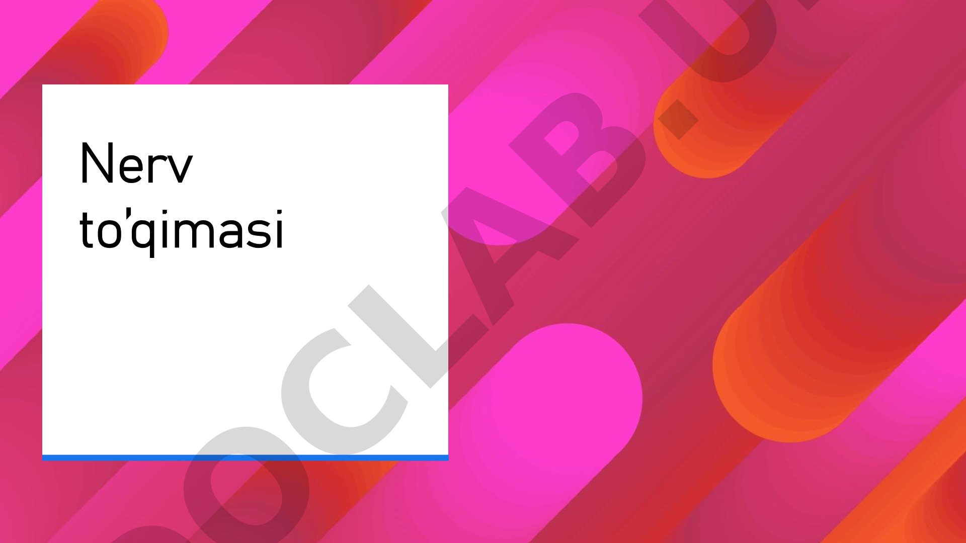 Nerv to'qimasi