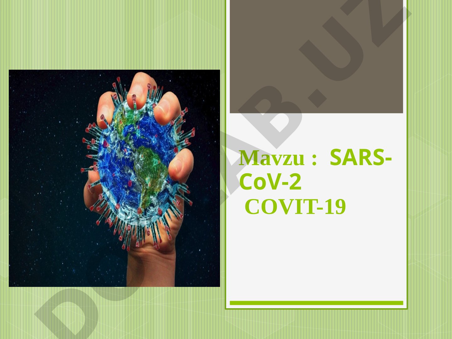 SARS-CoV-2 COVIT-19 Koronaviruslar
