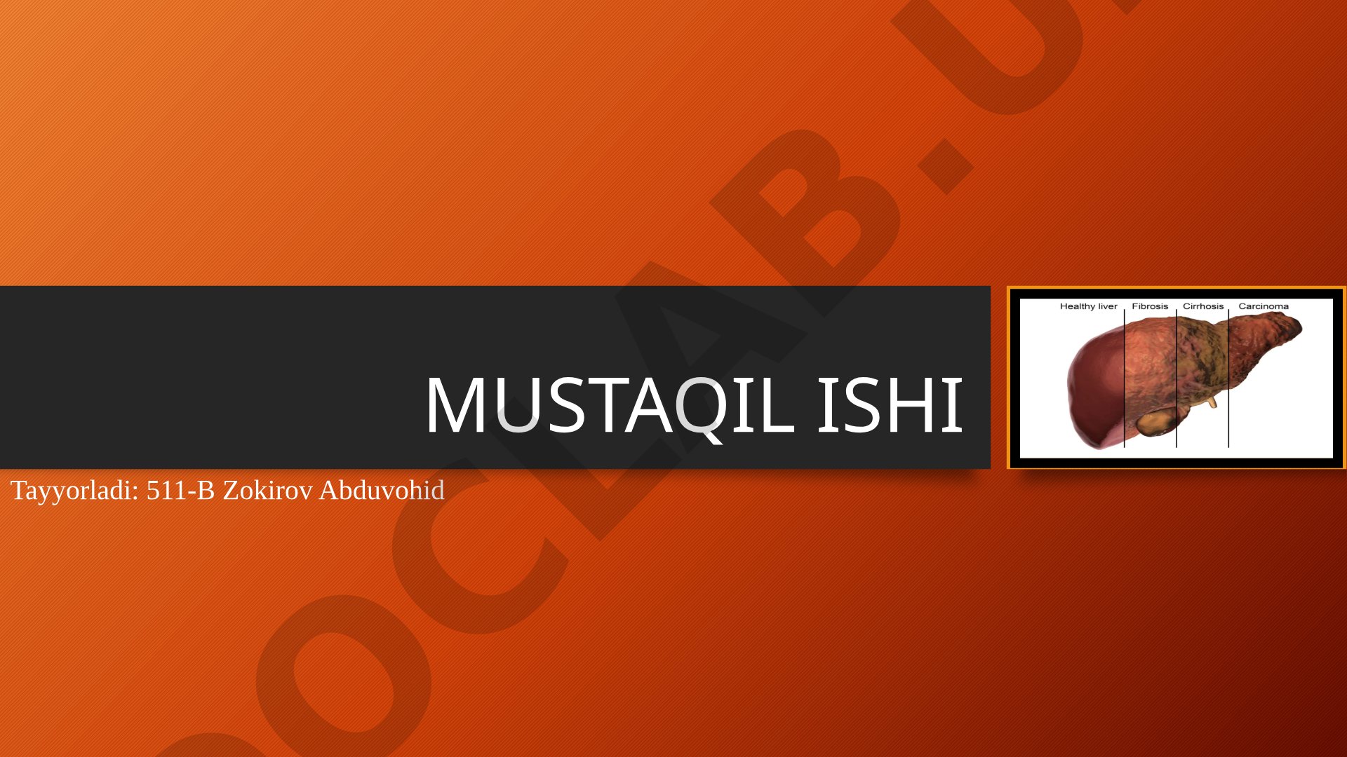 Gepatobiliar joylashuvi o'smasi